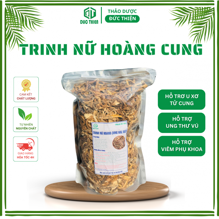 Trinh Nữ Hoàng Cung loại 1 – Hỗ trợ u xơ tử cung, u nang buồng trứng, rối loạn nội tiết, phòng ngừa ung thư phụ khoa