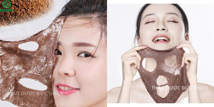 Làn da căng bóng, hết thâm và sáng mịn sau khi lột bỏ lớp mặt nạ ngũ hoa hạt đình lịch