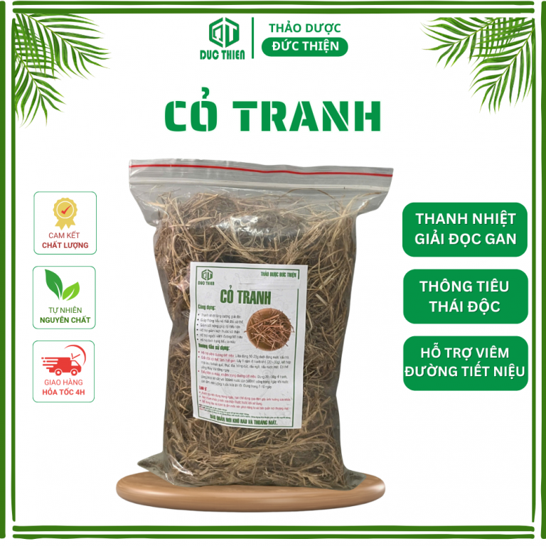 Cỏ tranh khô – thảo dược lợi tiểu, giải độc gan