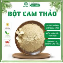 Bột Cam Thảo Bắc Nguyên Chất – Hỗ Trợ Mờ Nám, Trắng Da Và Ngừa Mụn Hiệu Quả Cho Phái Đẹp
