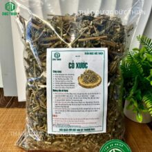 Túi 1kg cây cỏ xước khô đóng gói kèm hướng dẫn sử dụng chi tiết.