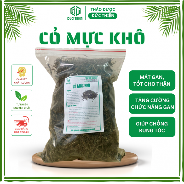 Cỏ mực khô – thảo dược cầm máu, giải độc gan
