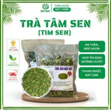 Sản phẩm dược liệu tim sen khô đóng gói túi zip 1kg cam kết sạch 100% không ẩm mốc đen