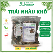 Trái Nhàu Khô Loại 1 Đức Thiện (Khô, Sạch, Thơm) – Đào Thải Độc Tố, Tăng Đề Kháng, Đau Lưng, Nhức Mỏi Xương Khớp