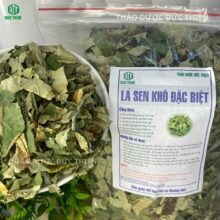 Sản phẩm Lá Sen Khô Đặc Biệt Thảo Dược Đức Thiện hỗ trợ giảm mỡ bụng và thanh lọc cơ thể