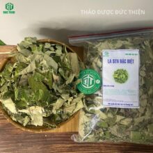 Kiểm tra chất lượng lá sen khô loại 1, hàng mới thơm nồng tại Thảo Dược Đức Thiện