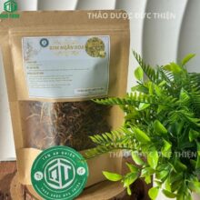 Sản phẩm trà kim ngân hoa (hoa kim ngân) khô Tại Thảo Dược Đức Thiện
