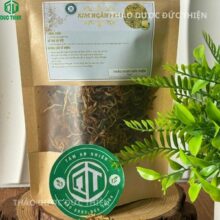 Trà kim ngân hoa Đức Thiện đóng túi zip sạch sẽ