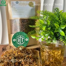 Bộ đôi trà kim ngân hoa giúp thanh nhiệt, giải độc gan, hỗ trợ điều trị mụn nhọt hiệu quả từ bên trong