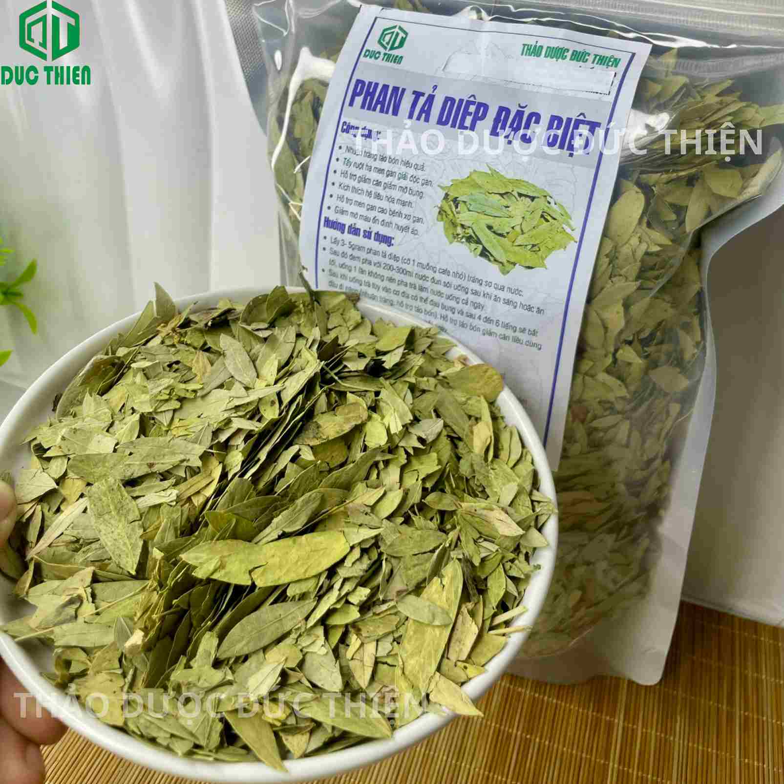 Phan Tả Diệp Loại 1 Đức Thiện Lá xanh nguyên vẹn sạch bụi