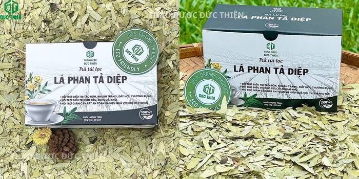 Hộp trà phan tả diệp được sản xuất từ lá phan tả diệp khô nguyên chất, không pha tạp chất