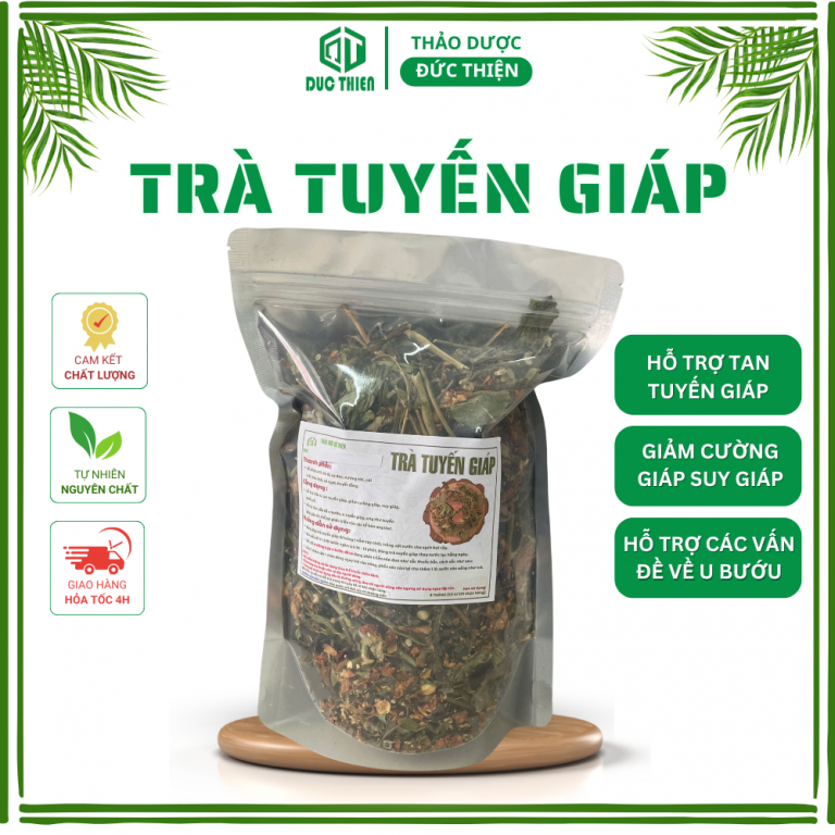 Trà tuyến giáp hỗ trợ u tuyến giáp, chống oxy hóa