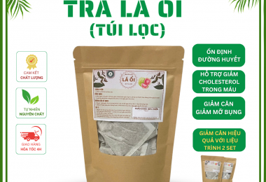 Trà Lá Ổi Túi Lọc Đức Thiện (Set 30 Túi) – Hỗ Trợ Giảm Cân, Ổn Định Đường Huyết & Huyết Áp
