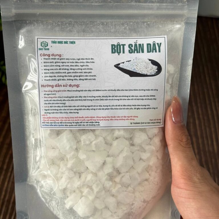 hướng dẫn sử dụng bột sắn dây Đức Thiện