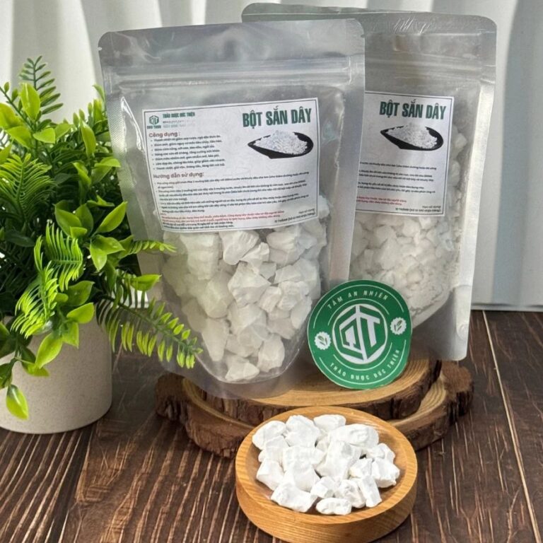 sản phẩm bột sắn dây Đức Thiện đóng gói đẹp mắt thích hợp làm quà tặng