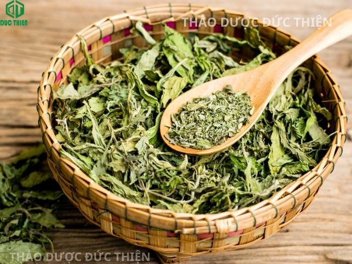 Dược liệu lá cỏ ngọt khô vụn dùng để pha trà hoặc làm gia vị nấu ăn cho người ăn kiêng