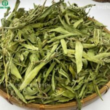 Hình ảnh lá cỏ ngọt sấy khô chất lượng cao không vụn nát dùng làm chất tạo ngọt tự nhiên an toàn