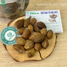 Sản phẩm quả kha tử đặc biệt Thảo Dược Đức Thiện đóng gói kèm hướng dẫn sử dụng chi tiết