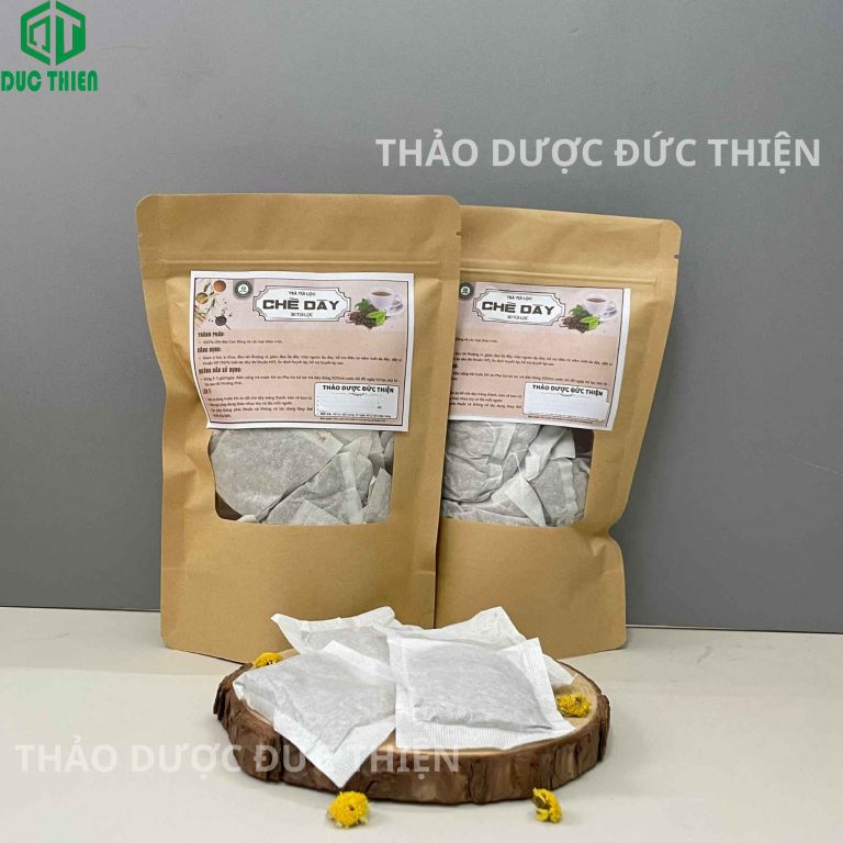 Bộ đôi sản phẩm Trà Dây túi lọc thương hiệu Thảo Dược Đức Thiện giúp hỗ trợ điều trị viêm loét dạ dày tiện lợi