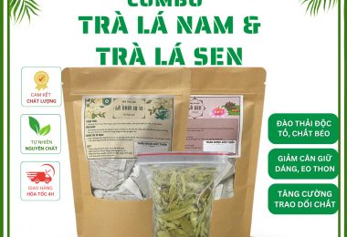 Combo Trà Lá Sen và Trà Lá Nam 10 Vị – Liệu Trình 30 ngày Cấp Tốc Giảm Cân, Giảm Mỡ, Eo Thon, Giải Nhiệt