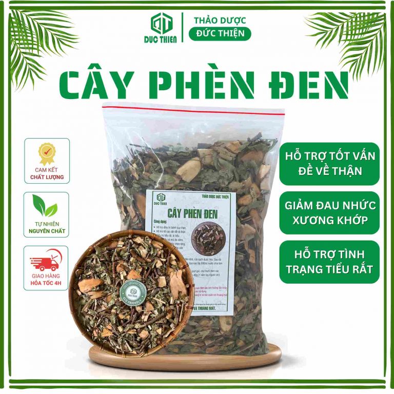 banner cây phèn đen khô chất lượng của Đức Thiện