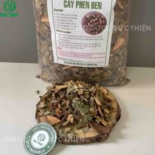 Túi Cây Phèn Đen khô 1kg thương hiệu Thảo Dược Đức Thiện hỗ trợ trị suy thận