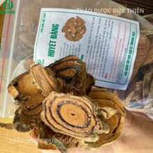 Bao bì sản phẩm kê huyết đằng sấy lạnh Thảo Dược Đức Thiện giúp bổ huyết và tăng cân tự nhiên