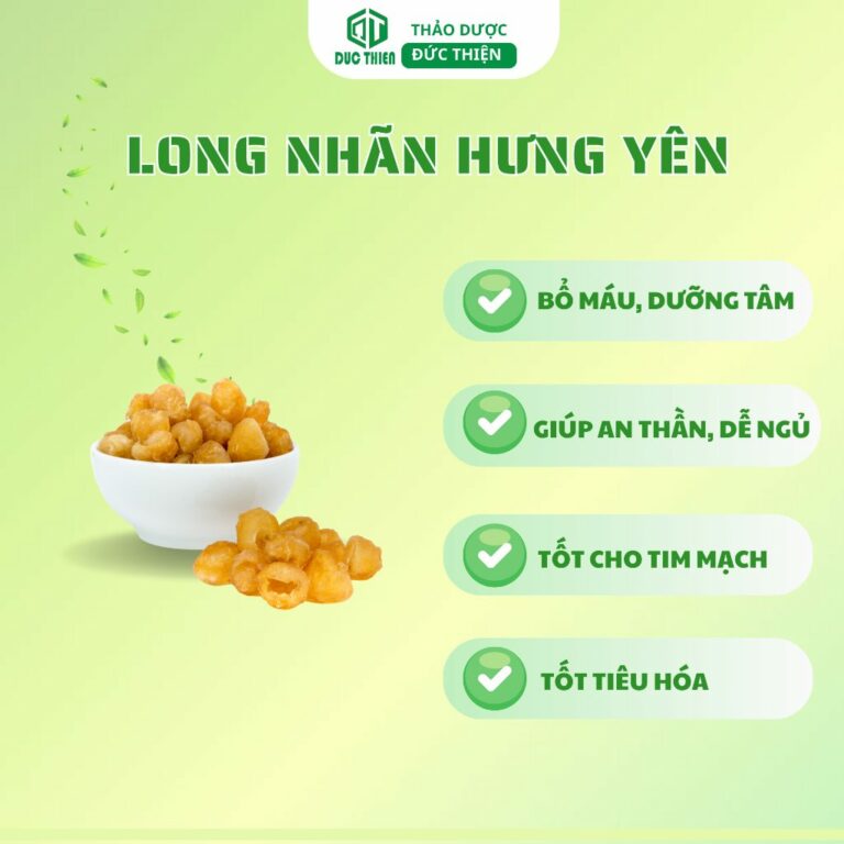 Tổng hợp công dụng của long nhãn Hưng Yên với sức khỏe.