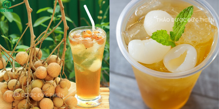 Nước giải khát nấu từ long nhãn ngọt thanh thơm ngon
