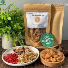 Sản phẩm Long Nhãn Hưng Yên loại 1 thương hiệu Thảo Dược Đức Thiện không chất bảo quản