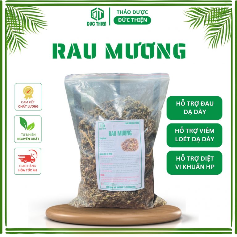 Rau mương khô hỗ trợ dạ dày và HP
