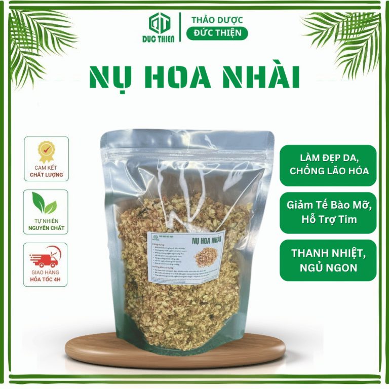 Nụ nhài khô hỗ trợ mất ngủ và làm đẹp