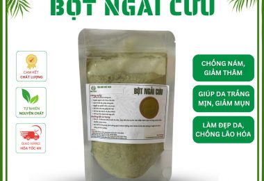 Túi 500gr Bột Ngải Cứu Nguyên Chất – Mịn Sạch, Làm Đẹp Da, Hỗ Trợ Trị Mụn, Giảm Thâm