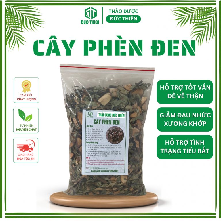 Cây phèn đen khô hỗ trợ thận yếu