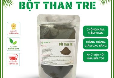 200g Bột Than Tre Nguyên Chất – Làm Trắng Răng, Giảm Mụn, Khử Mùi Hiệu Quả