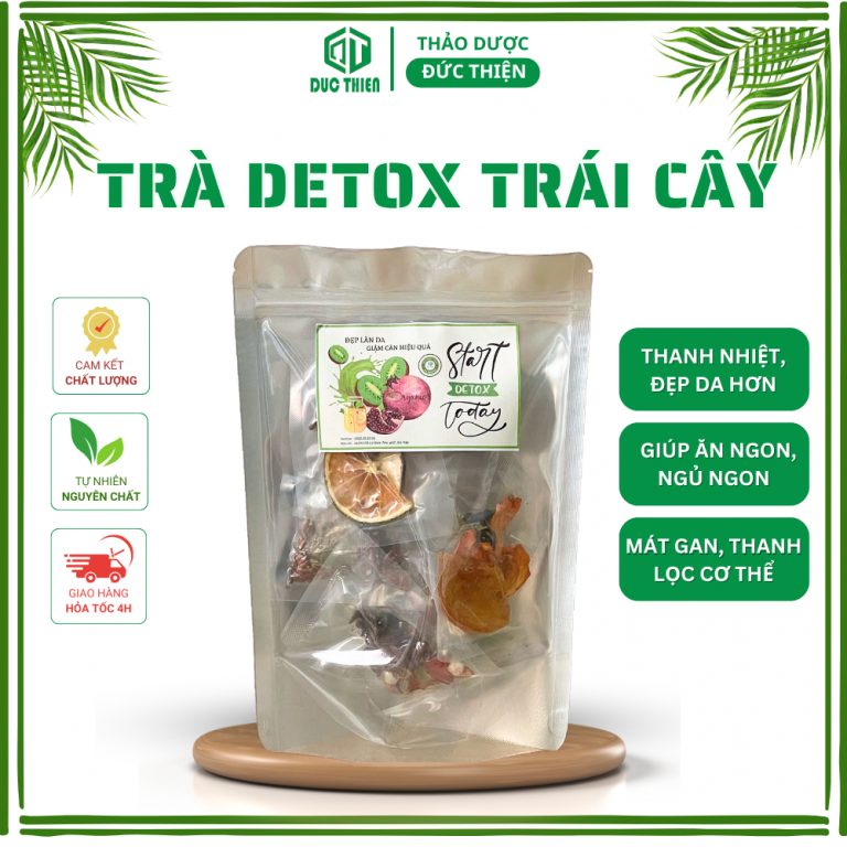 Trà detox giảm cân – thanh lọc cơ thể, đốt mỡ tự nhiên