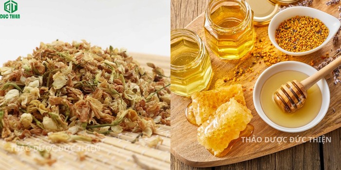 Sự kết hợp hoàn hảo giữa trà nụ hoa nhài và mật ong giúp tăng cường sức đề kháng và làm đẹp da