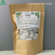 Sản phẩm trà xương khỉ túi lọc đóng gói túi giấy bảo quản an toàn vệ sinh.