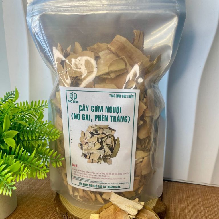 Túi cây cơm nguội (nổ gai) khô đóng gói túi zip bảo quản chuẩn - Thảo Dược Đức Thiện.