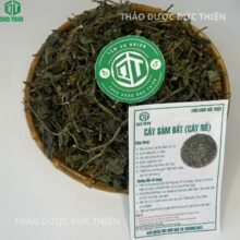 Sản phẩm cây sâm tách phơi khô nguyên chất đóng gói sạch sẽ tại Thảo Dược Đức Thiện.