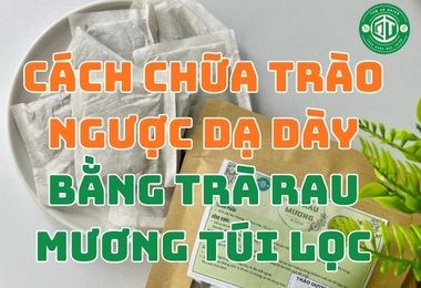 Chia Sẻ Cách Chữa Trào Ngược Dạ Dày Bằng Trà Rau Mương Túi Lọc