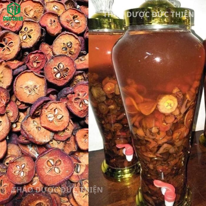 cách ngâm rượu táo mèo khô