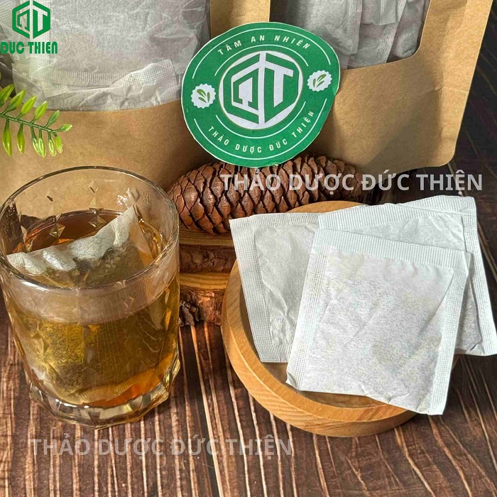 cách sử dụng trà rau mương túi lọc