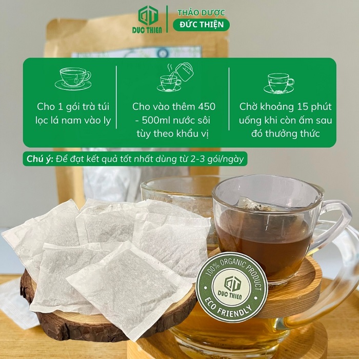 trà lá nam 10 vị có tác dụng gì