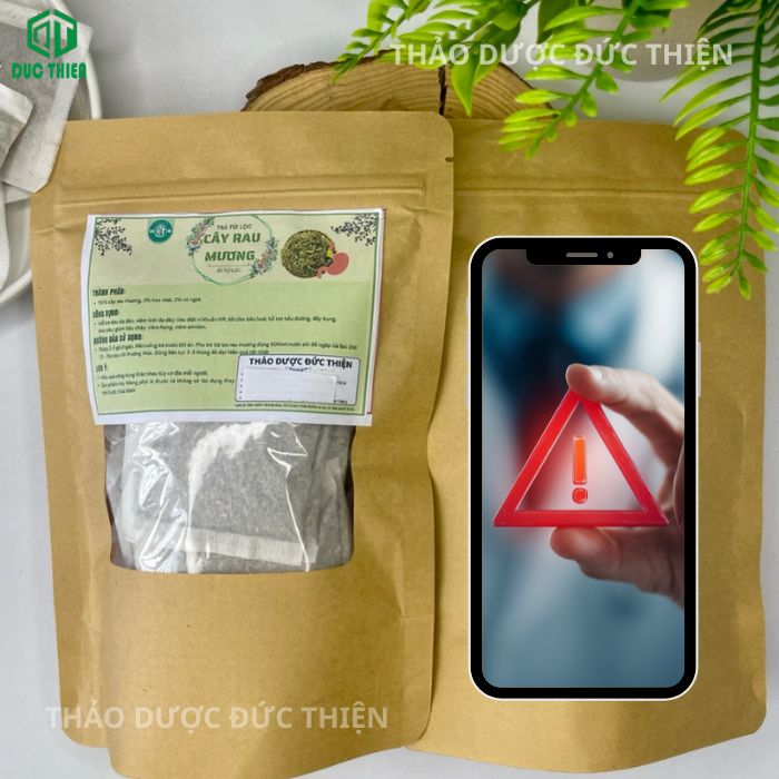 uống trà rau mương túi lọc bao lâu thì có tác dụng