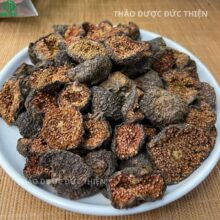 Cận cảnh quả sung khô thái lát sấy sạch giữ nguyên nhựa trắng hỗ trợ trị sỏi mật sỏi thận