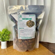 Bao bì sản phẩm Trái Sung Khô Thảo Dược Đức Thiện giúp tiêu tan sỏi và ổn định đường huyết